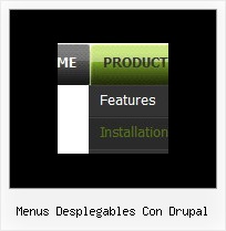 Menus Desplegables Con Drupal Horizontal Navigation Bar Example