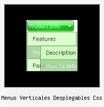 Menus Verticales Desplegables Css Dynamic Pop Up Javascript