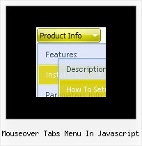 Expand Menu On Mouse Over Mouseover Tabs Menu In Javascript Mouseover Tabs Menu In Javascript Java Navigation Bars