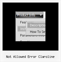 Dhtml Rollover Menus Not Allowed Error Claroline Not Allowed Error Claroline Horizontal Menu Tab Creation