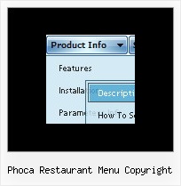 Phoca Restaurant Menu Copyright Vertical Tab Menu