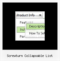 Navigation Bar With Images Screwturn Collapsable List Screwturn Collapsable List Css Navigation Vertical Floating Menu