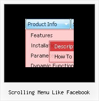 Scrolling Menu Like Facebook Menu Gratis