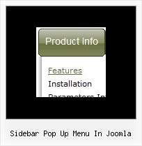 Sidebar Pop Up Menu In Joomla Html Navigation Tabs