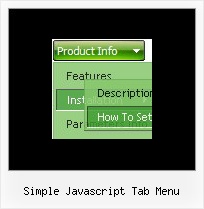 Cool Bar Websites Simple Javascript Tab Menu Simple Javascript Tab Menu Make Drop Down Menus For Website