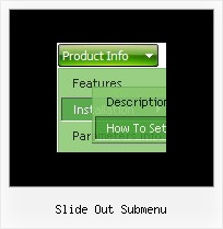 Slide Out Submenu How To Create A Mouseover Menu