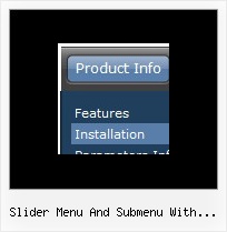 Slider Menu And Submenu With Content Position Tree Menu