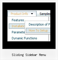 Web Menu Software Sliding Sidebar Menu Sliding Sidebar Menu Html Menue