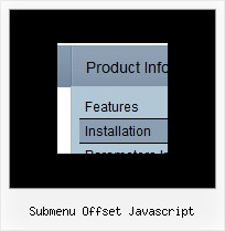 Gif Separator Submenu Offset Javascript Submenu Offset Javascript Html Menu Example Cascading