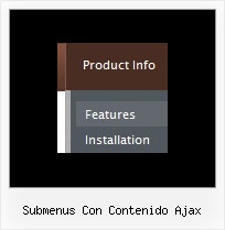 Vertical Drop Down Menus With Css Submenus Con Contenido Ajax Submenus Con Contenido Ajax Menu Popup