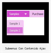 Javascript Html Menu Pulldown Submenus Con Contenido Ajax Submenus Con Contenido Ajax Menu Object