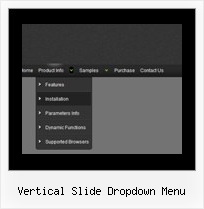Vertical Slide Dropdown Menu Javascript Expanding Menu Tutorial