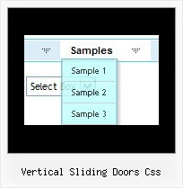 Vertical Sliding Doors Css Example Program Of Javascript