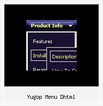Webmenu Code Example Yugop Menu Dhtml Yugop Menu Dhtml Vertical Menu Onmouseover Code