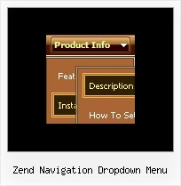 Zend Navigation Dropdown Menu Collapsible Tree Javascript