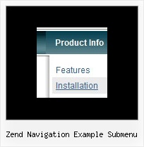 Zend Navigation Example Submenu Dhtml Transitions Fade Netscape